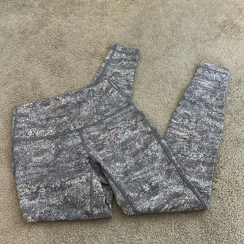 Lululemon Athletica Gray Marbled Leggings